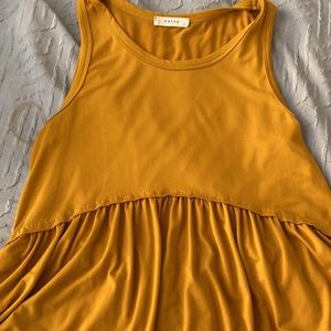 Medium Yellow Tank Top
